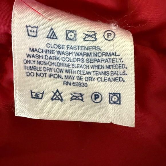 Lands’ End Men’s Goose Down Red Vest Size XL - Picture 9 of 10